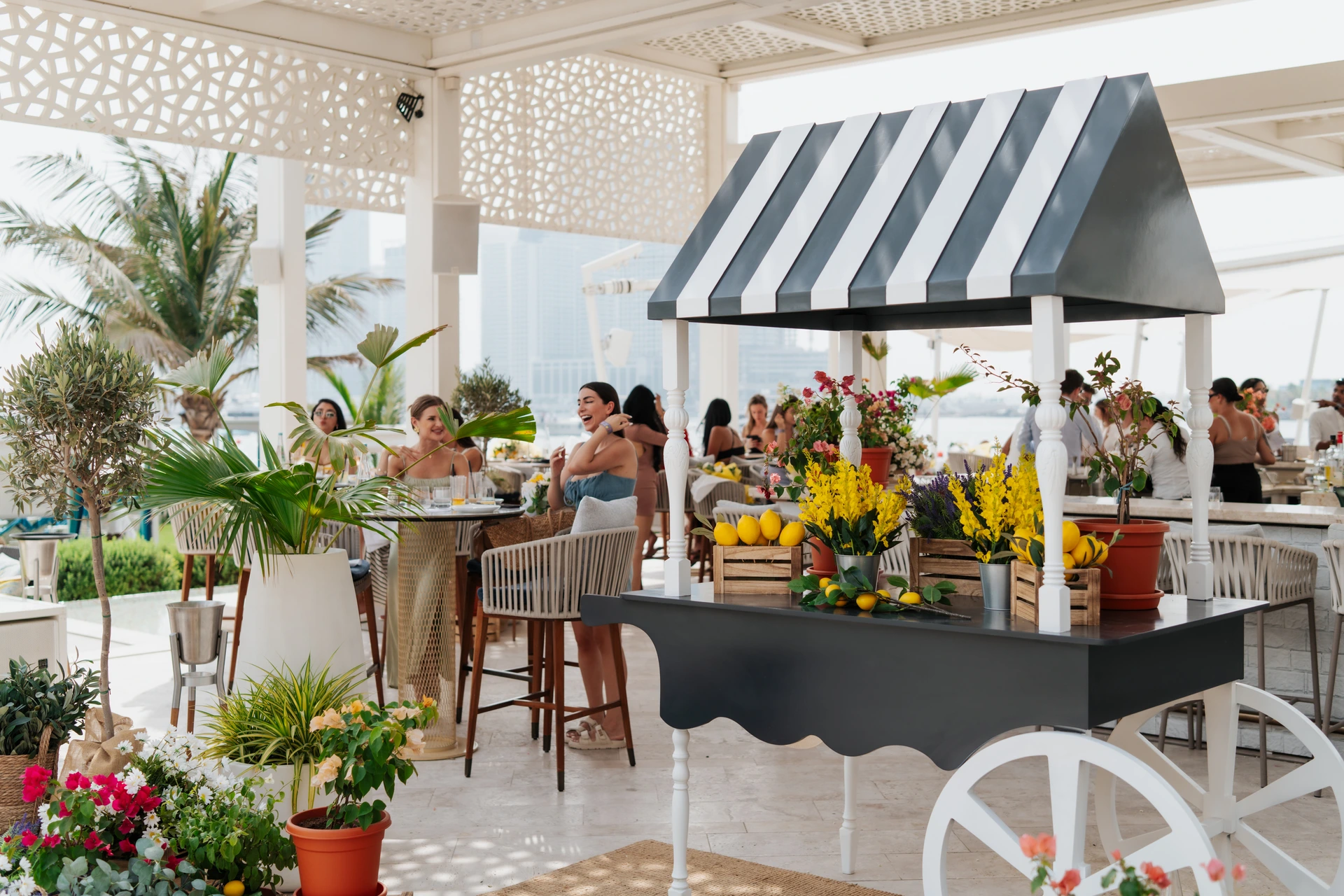 Riviera Brunch event at Drift Beach Restaurant Dubai