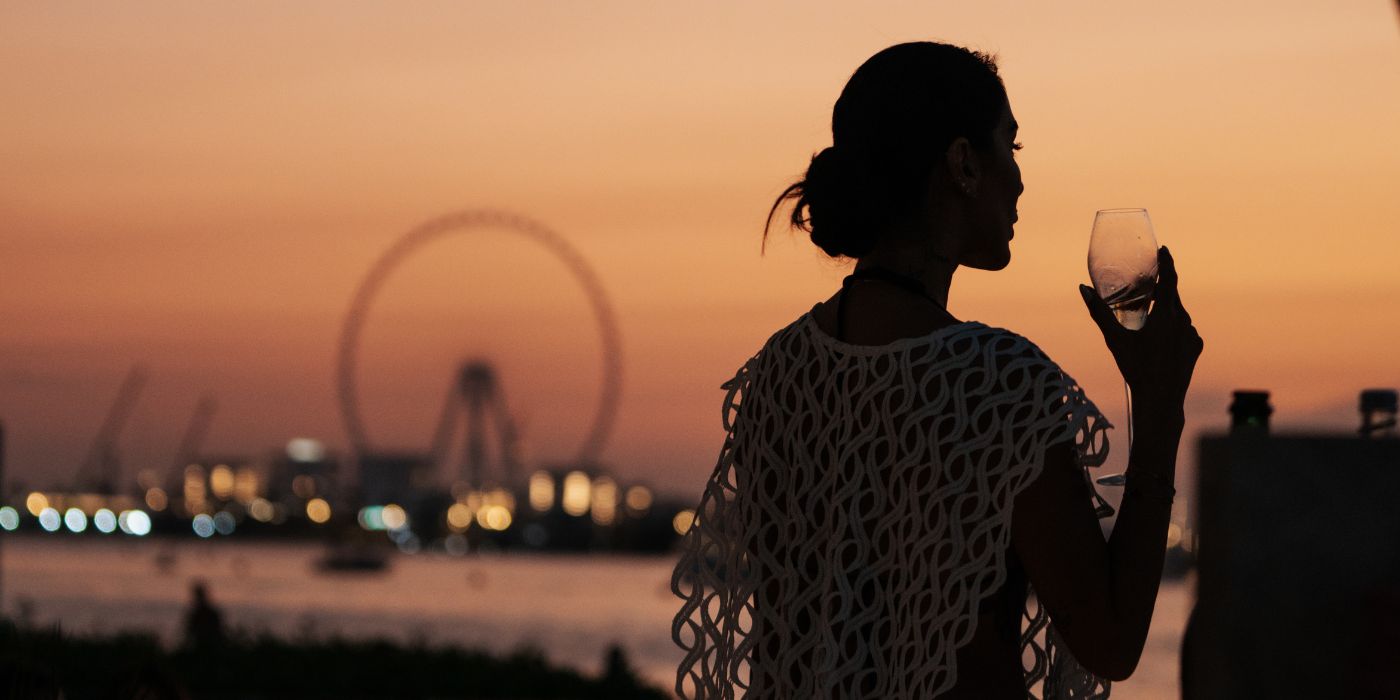 Drifting Sun at Drift Beach Restaurant Dubai.