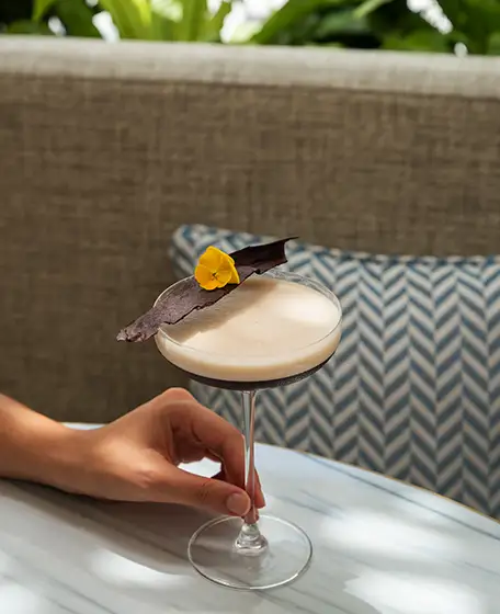 Cocktails menu at Drift Restaurant